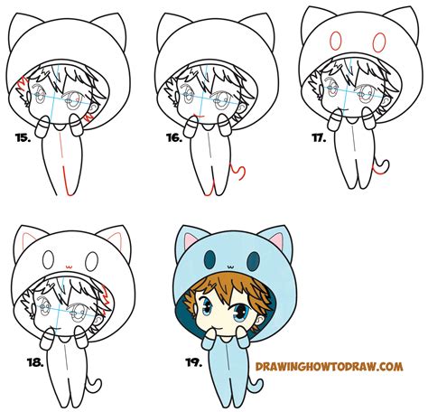 Images Of Chibi Anime Boy Drawing Step By Step