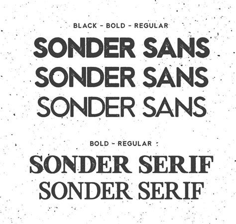 This font is in the bold style. Sonder - Free Vintage Sans & Serif Font