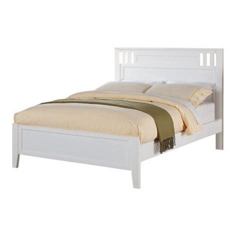 Benjara 82 Traditional Style Wood Marvelous Twin Bed In White 1 Ralphs