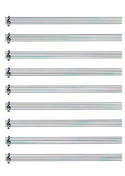 Oh yes, don't forget to turn on your printer! Music Paper - Blank Sheet Music PS / PDF Print & Download