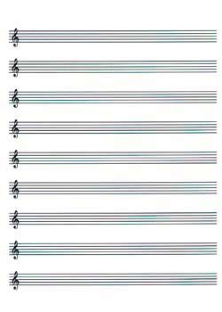 Download and print free sheet music pdf from the largest bank of online printable music notes for piano, guitar, violin etc. Music Paper - Blank Sheet Music PS / PDF Print & Download