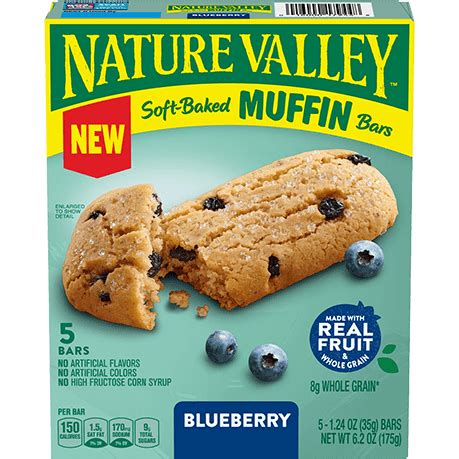 Blueberry Soft Baked Muffin Bars | Muffin Bars | Nature Valley