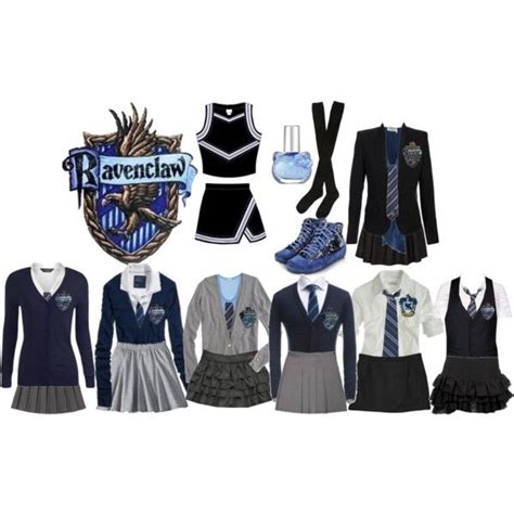 Mischas Ravenclaw Uniforms By Expiredsunshine On Polyvore Featuring