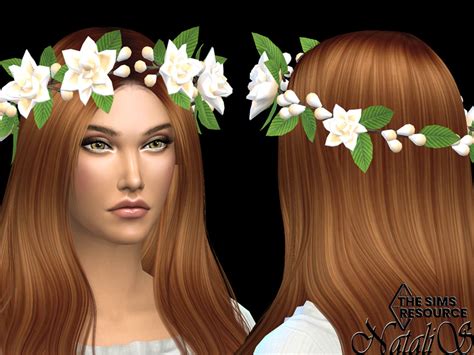 The Sims Resource Bohemian Wedding Flower Crown