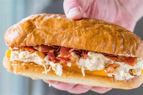 Slow Cooker Chicken Bacon Ranch Sandwiches Crack Chicken Dinner