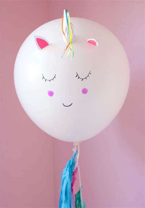 Unicorn Week Diy Unicorn Balloons Design Improvised