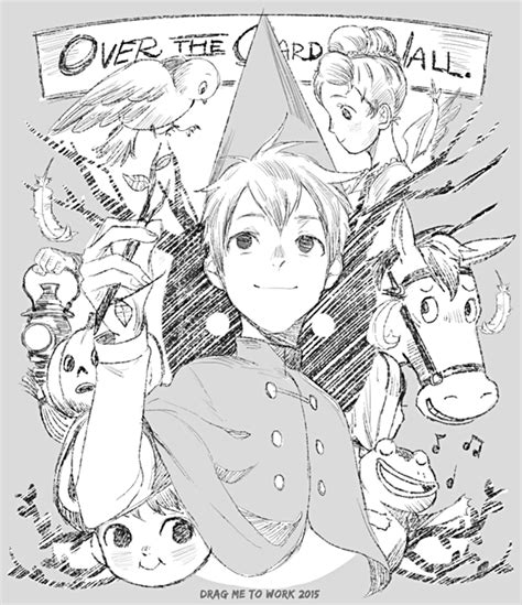 Wirt Gregory And Beatrice Over The Garden Wall Drawn By Kanapy