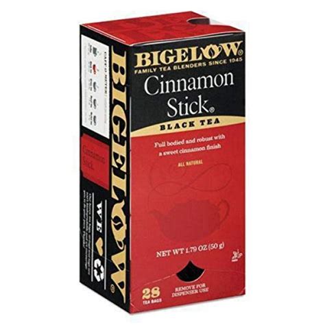 bigelow tea cinnamon stick tea black 28 count pack of