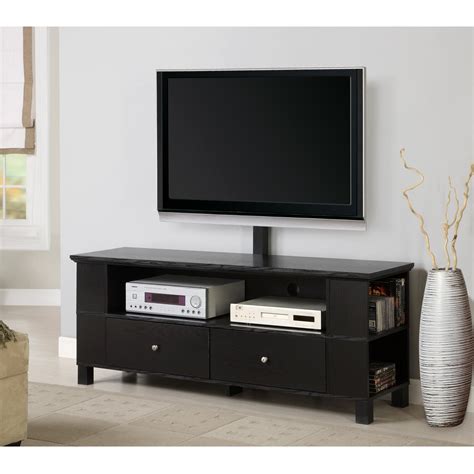 Walker Edison 60 Class Black Wood Tv Stand With Storage