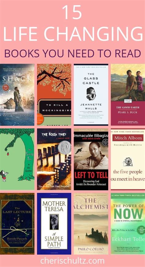 15 Life Changing Books You Need To Read Life Changing Books Self