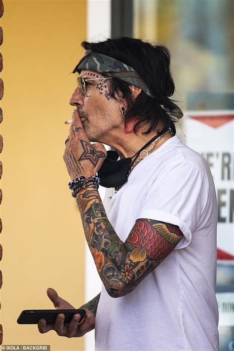 Tommy Lee Shows Off His New Face Tattoos While Out In Calabasas Best