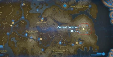 Naydra Farosh Dinraal Dragons Locations Breath Of The Wild