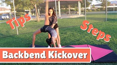 how to do a backbend kickover tutorial so typical jane youtube