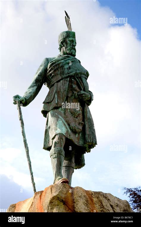 Bronze Statue Of Donald Cameron Of Lochiel Town Park Fort William