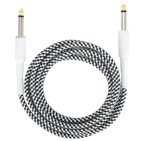 Audio Wire Safe 635mm Male Jack Stereo Audio Cord Easy Access Nylon