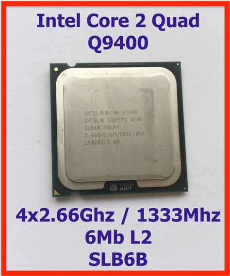 Intel Core 2 Quad Q9400 Lga775 Használt Processzor Garanciáv