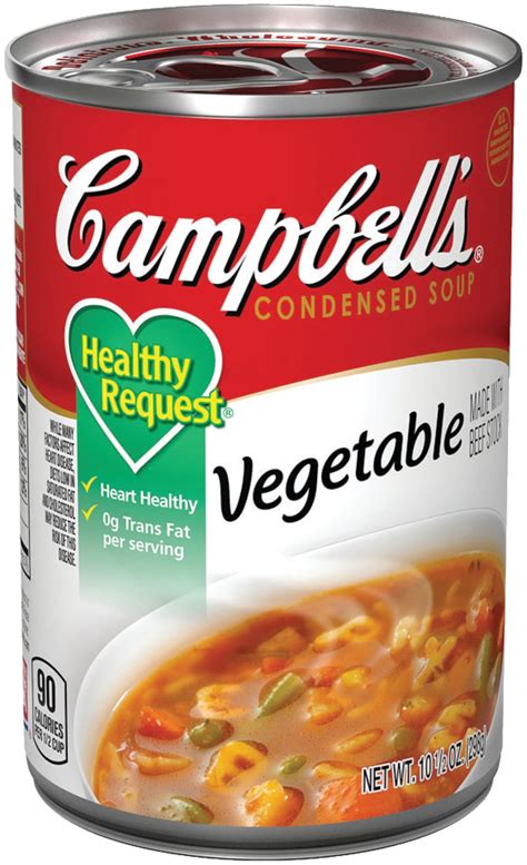 Campbells Condensed Healthy Request Vegetable Soup 105 Oz Can