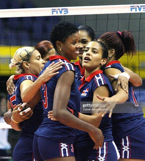 Dominican Republic Volleyball Players Evelyn Carrera Prisilla
