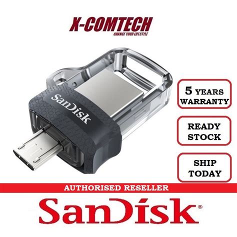 Sandisk Ultra Dual M30 16gb32gb64gb128gb Flash Drive Otg Dual Drive