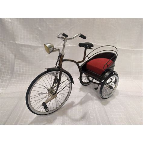 Jual Miniatur Becak Mandarin Sepeda Cina Besar Indonesiashopee