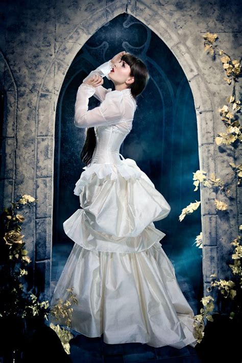 Luxurious, soft and glossy with great designs and lowest price! Steampunk Edwardian Wedding Dress - Elegant in Ivory ...