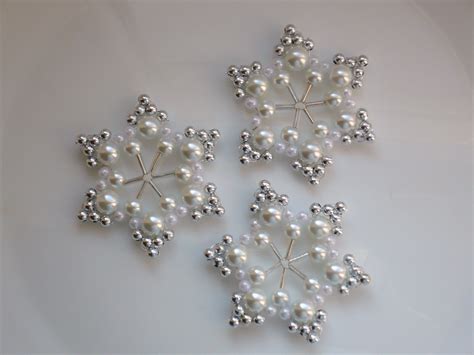 Pin By Connie Johnson On Beaded Stars Beaded Christmas Ornaments