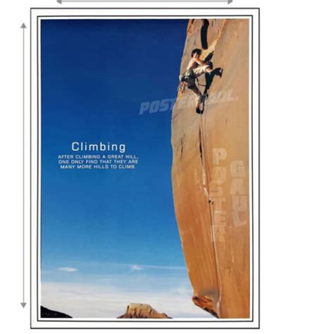 Jual Poster Dindinghiasan Dinding Jumbo 70x50cm Climbing01 Shopee