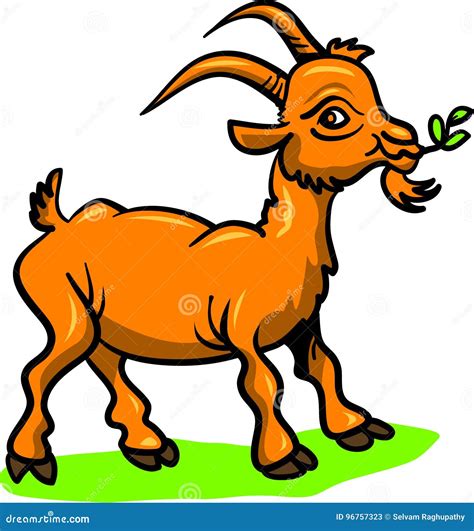Funny Goat Cartoon Vector 26679883
