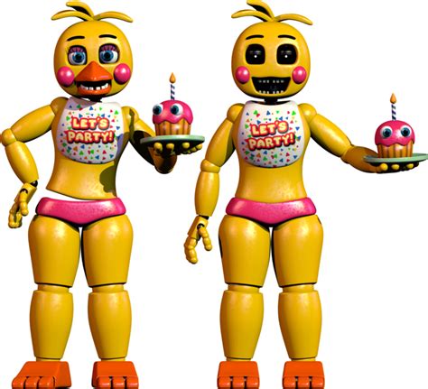 Image Toy Chica With And Without Beakpng Five Nights At Freddys