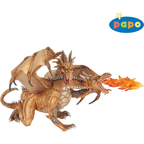Two Headed Dragon Gold Imagination Toys