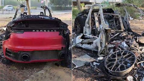 Speeding Porsche 911 Crashes Into Tree And Burns Up Trendradars India