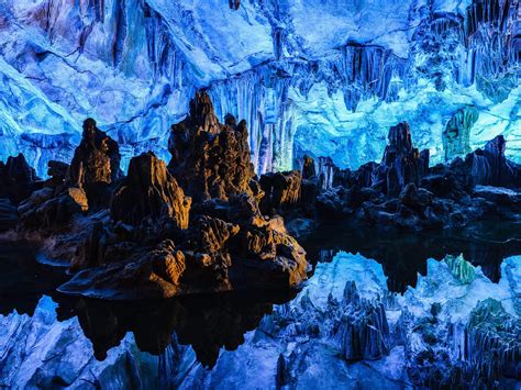 Reed Flute Cave Wallpapers Wallpaper Cave