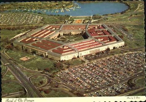 Aerial Of The Pentagon Arlington Va