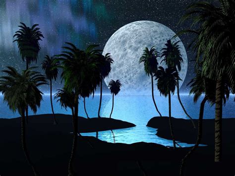 Cool Wallpapers Full Moon Night