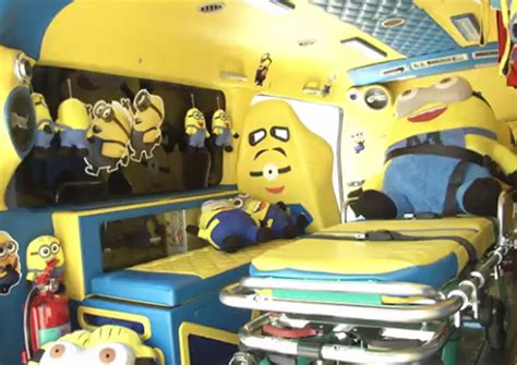 Watch Minion Themed Ambulance Hits The Road In Thailand Asia News