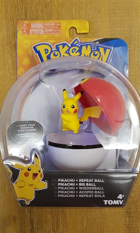 Pokemon Pikachurepeat Ball Hobbies And Toys Toys And Games On Carousell