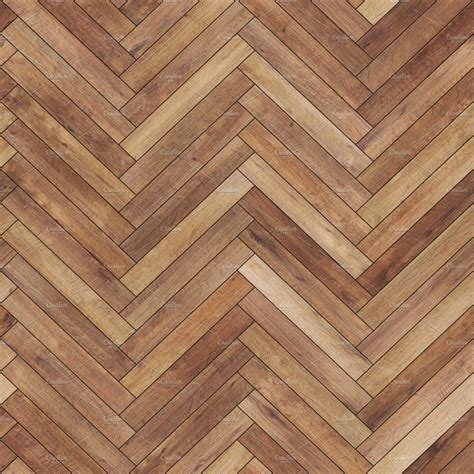 Seamless Wood Parquet Texture Herringbone Brown Custom Designed Textures ~ Creative Market