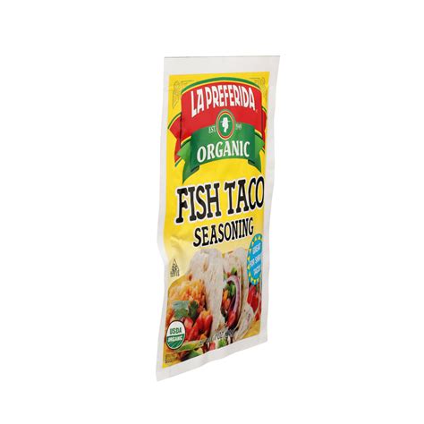 Organic Fish Taco Seasoning 1 Oz La Preferida