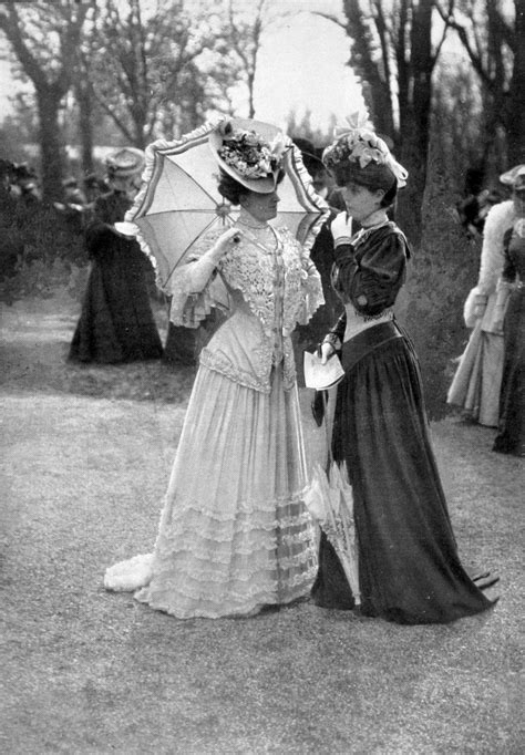 Fashions At The Races Les Modes September 1905 Photo By Ed Cordonnier Edwardian Era Fashion