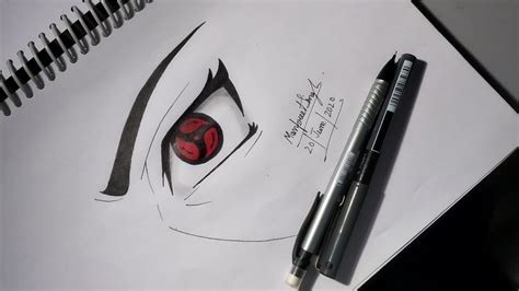 DRAWING SHARINGAN EYE | NARUTO SHIPPUDEN | - YouTube