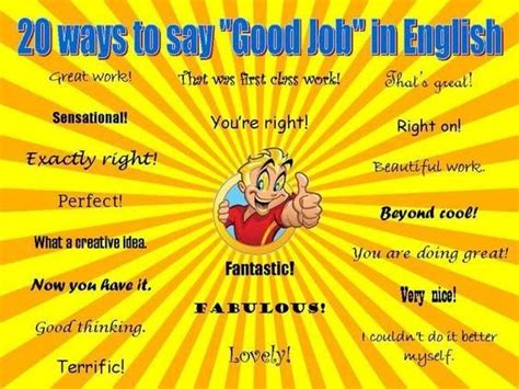 20 Ways To Praise Someone Teaching English Learn English Vocabulary