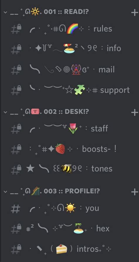 Discord Server Inspo Discord Discord Channels Aesthetic Fonts