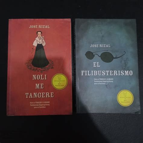 Jose Rizal Books Noli Me Tangere And El Filibusterismo Virgilio S