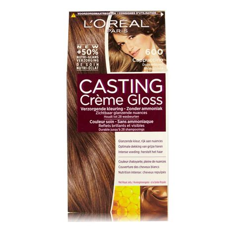 • no ammonia formula for a pleasant smell. L`Oréal L'Oréal Casting Crème Gloss 600 Cappuccino noir ...