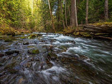The Flow A Low Angle Capture Of The Big Quilcene River Matthew