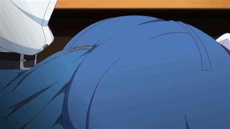 Suzukawa Rei Mankitsu Happening Animated Animated Gif Boy Girl Ass Bulge Buttjob