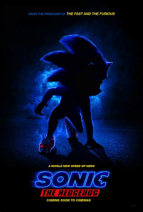 New Teaser Poster For 2019 S Sonic The Hedgehog Movie