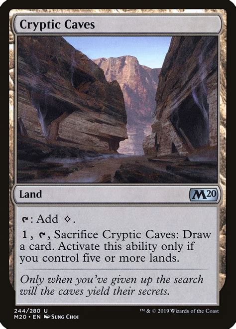 Cryptic Caves Core Set 2020 Magic The Gathering