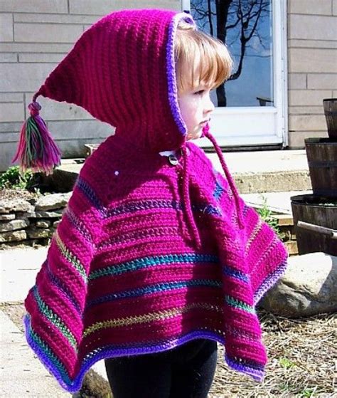 Toddler Hooded Poncho Free Pattern Crochet Poncho Free Pattern