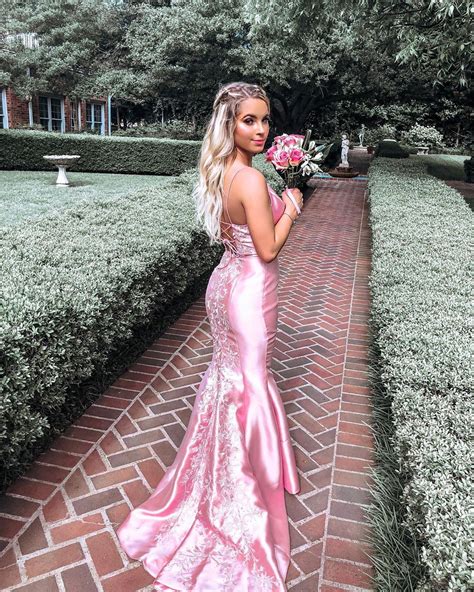 Katherine On Instagram “pretty In Pink 🌷” Prom Girl Dresses Pretty Prom Dresses Cute Prom